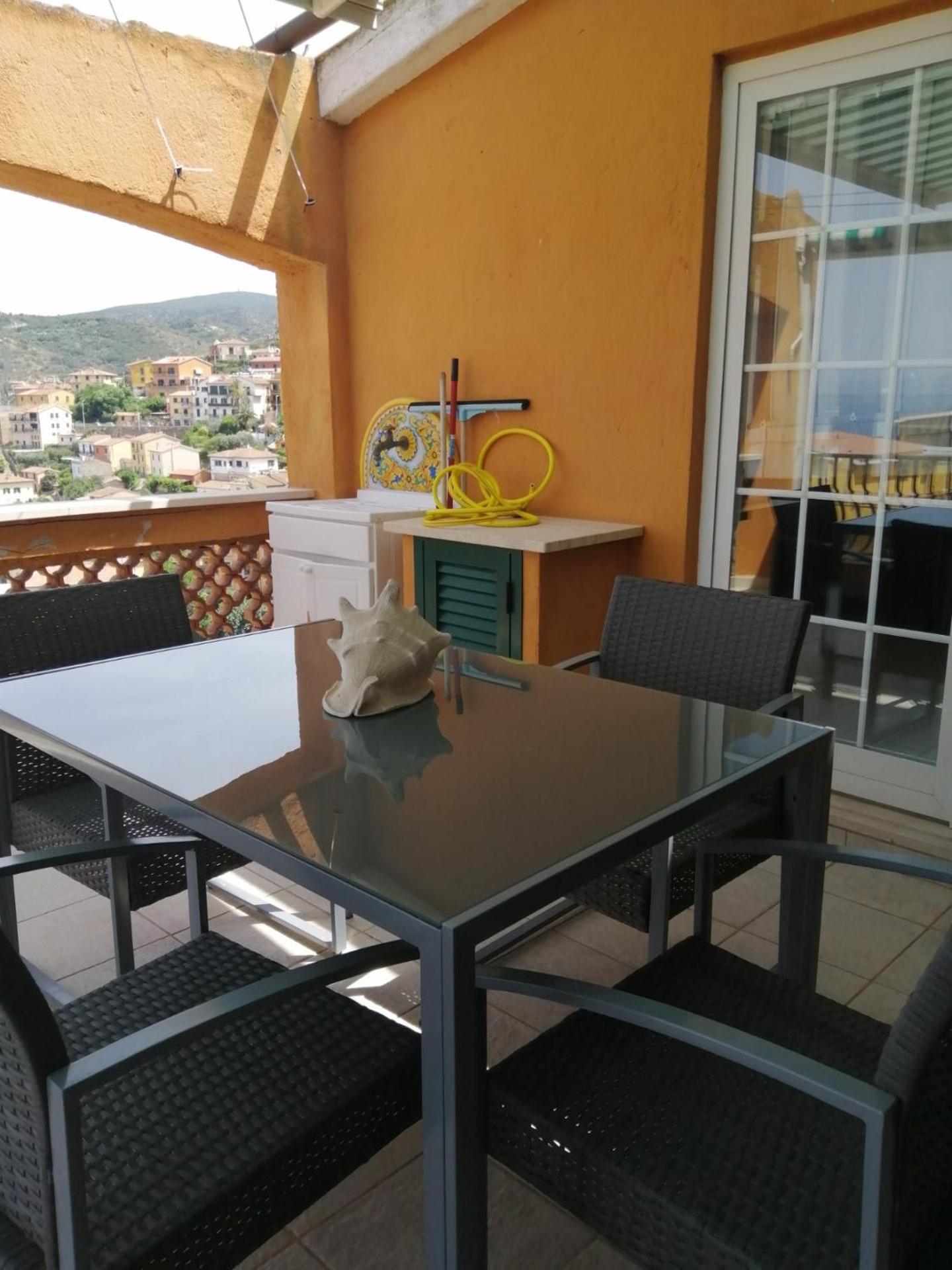 Ferienwohnung Panoramic House Porto Santo Stefano  Exterior foto